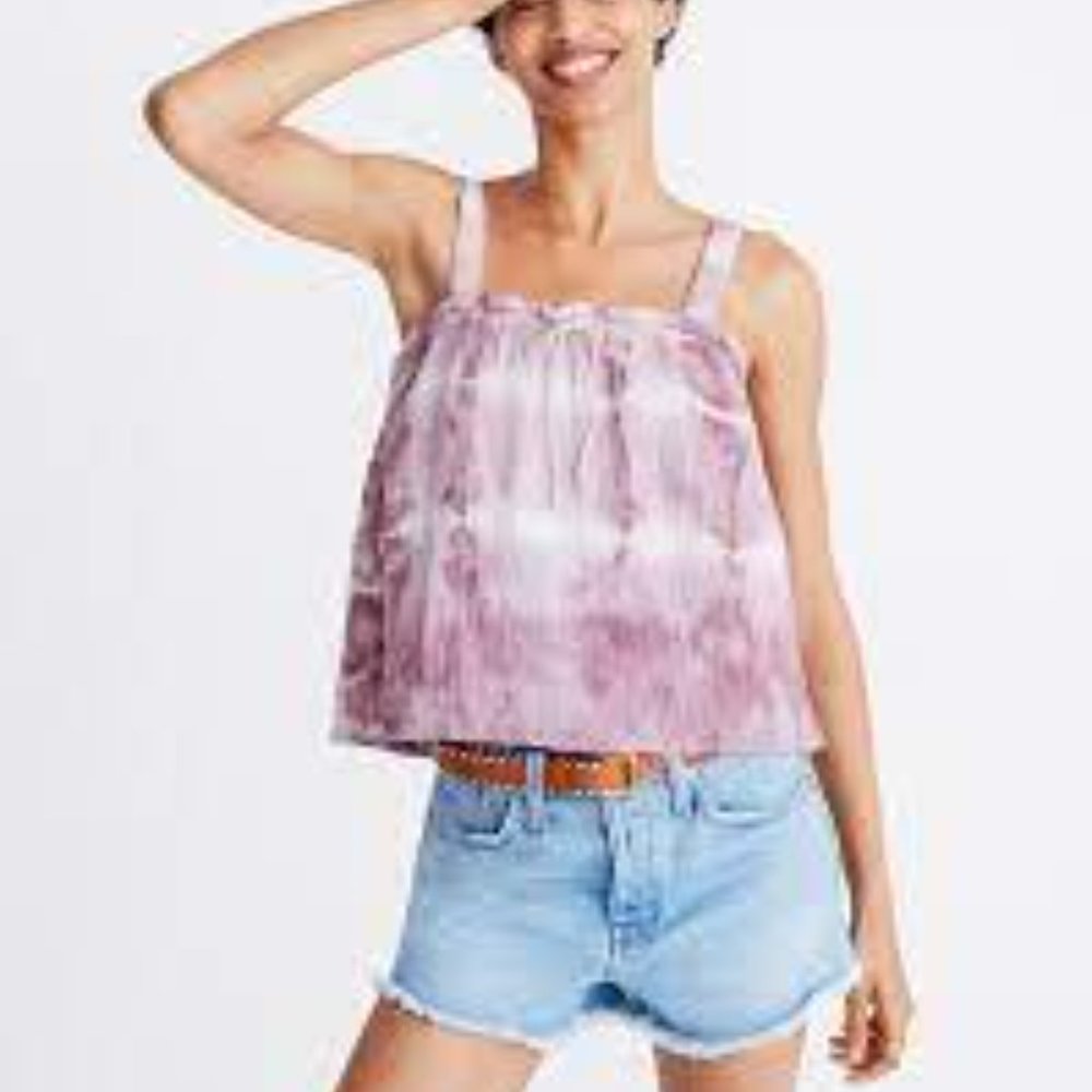 Madewell  Drawstring Tie Dye Tank Size L